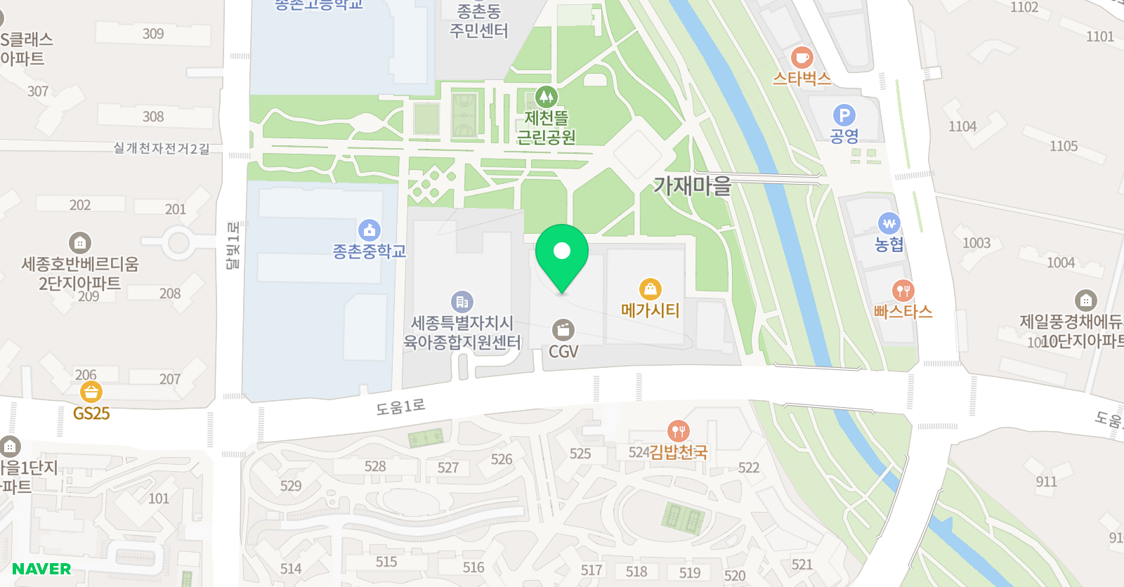 바짝 수학학원 위치