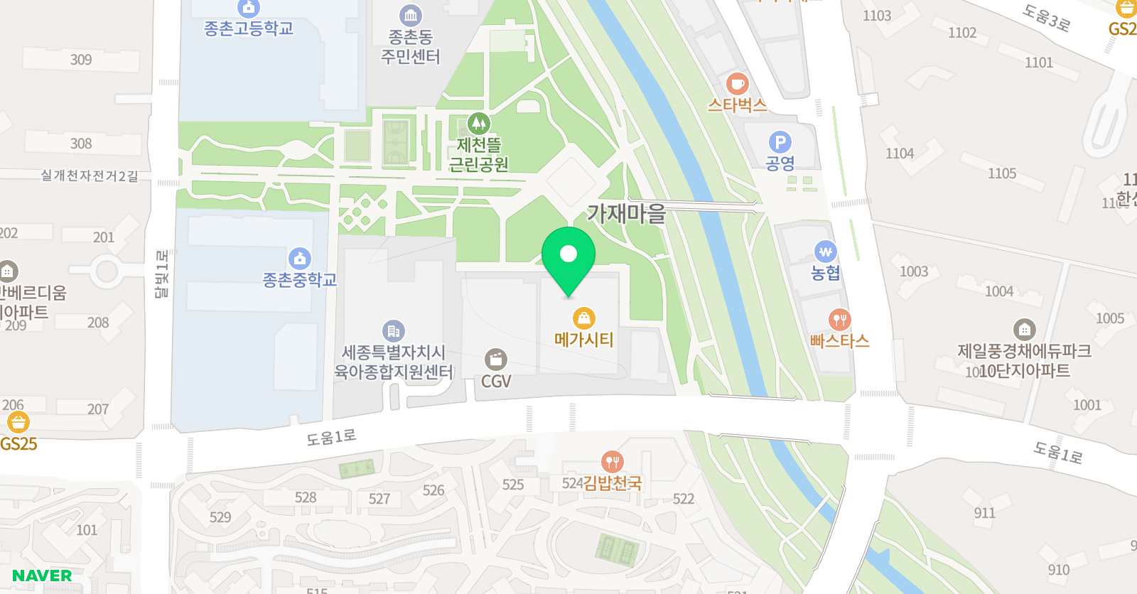 원탑 영어수학학원 위치