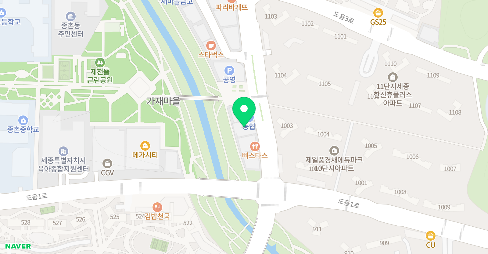 봄날 영어수학학원 위치