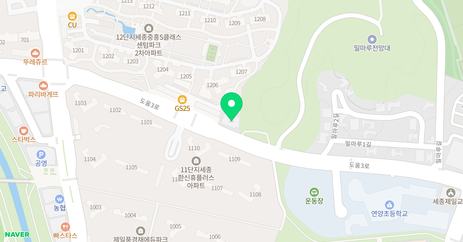 서이 태권도 위치