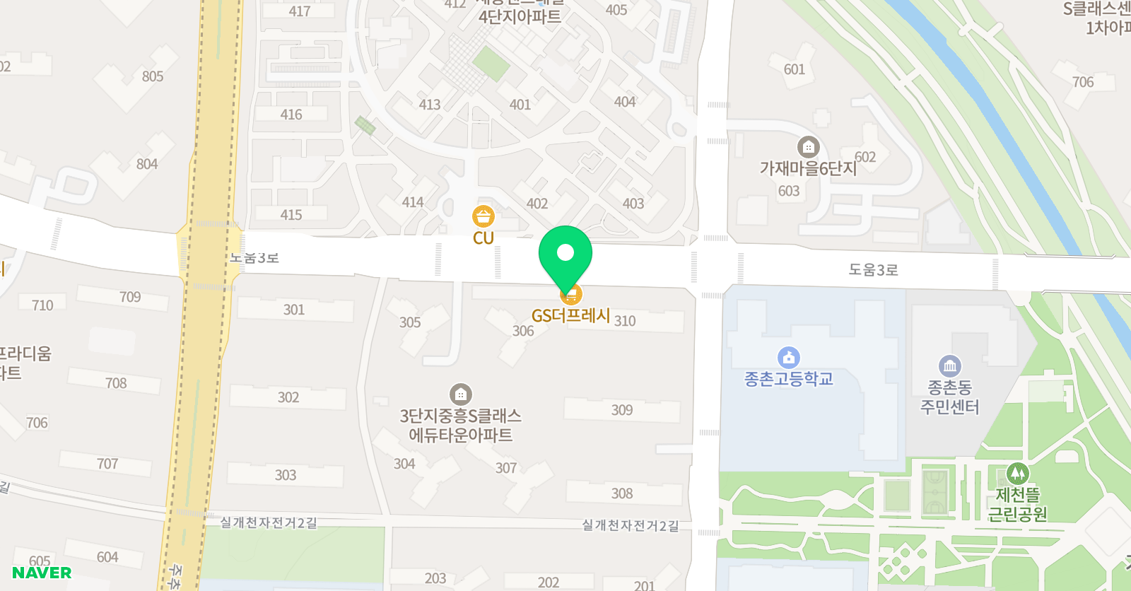 윤클라비어 음악학원 위치