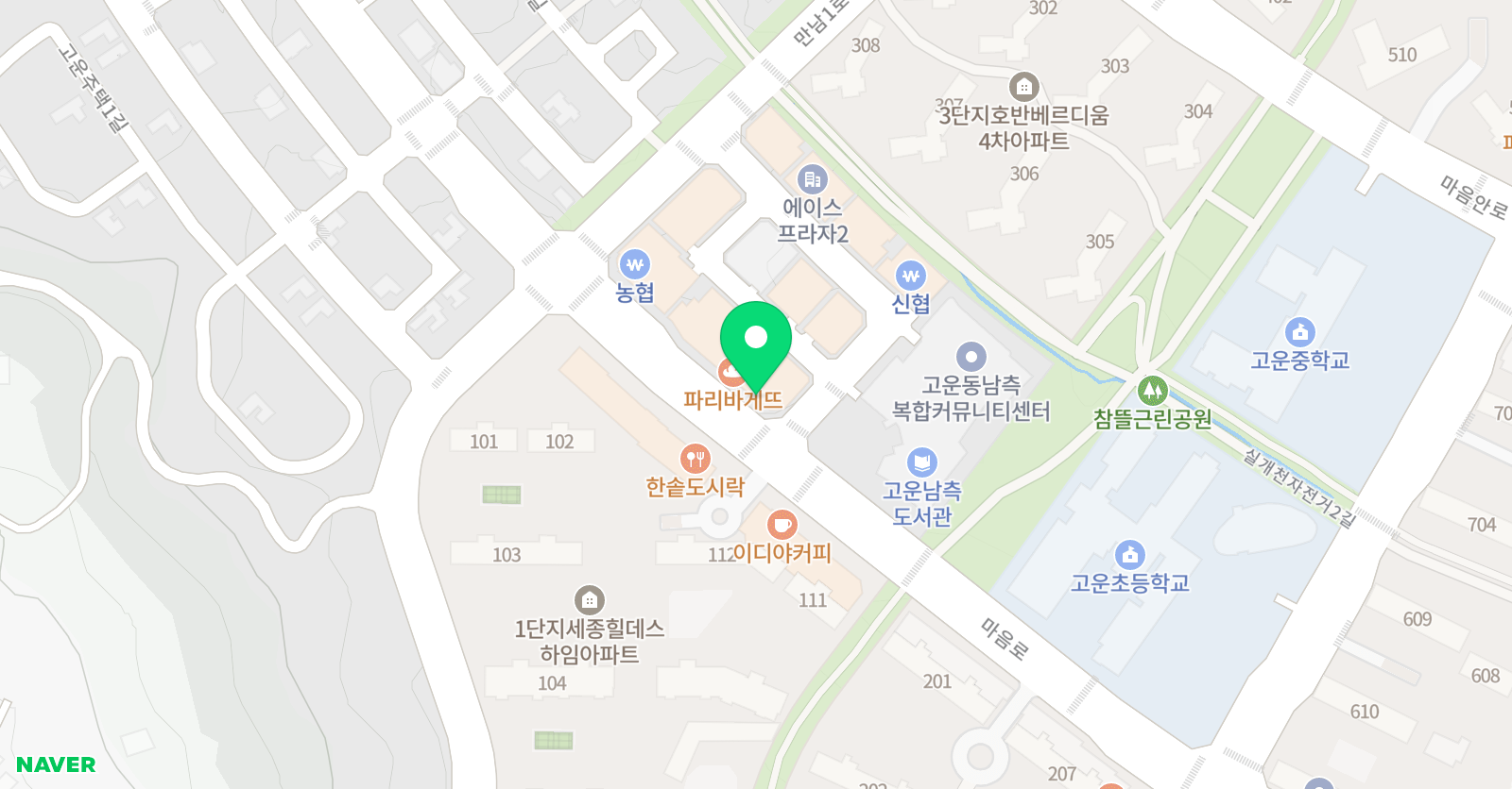 팩토 사고력수학학원 위치