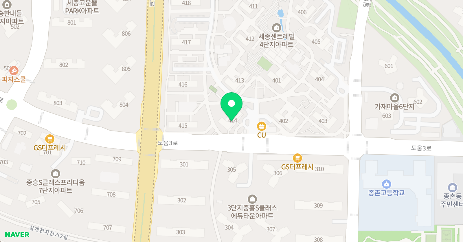 삼성 영어 센트레빌교실 위치