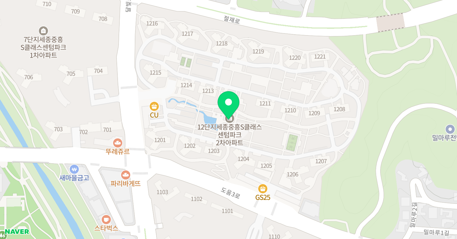 삼성영어셀레나 가재마을 12단지 학습관 위치