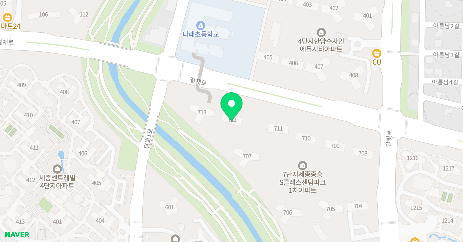 뮤엠 영어 나래센텀파크NEST 위치
