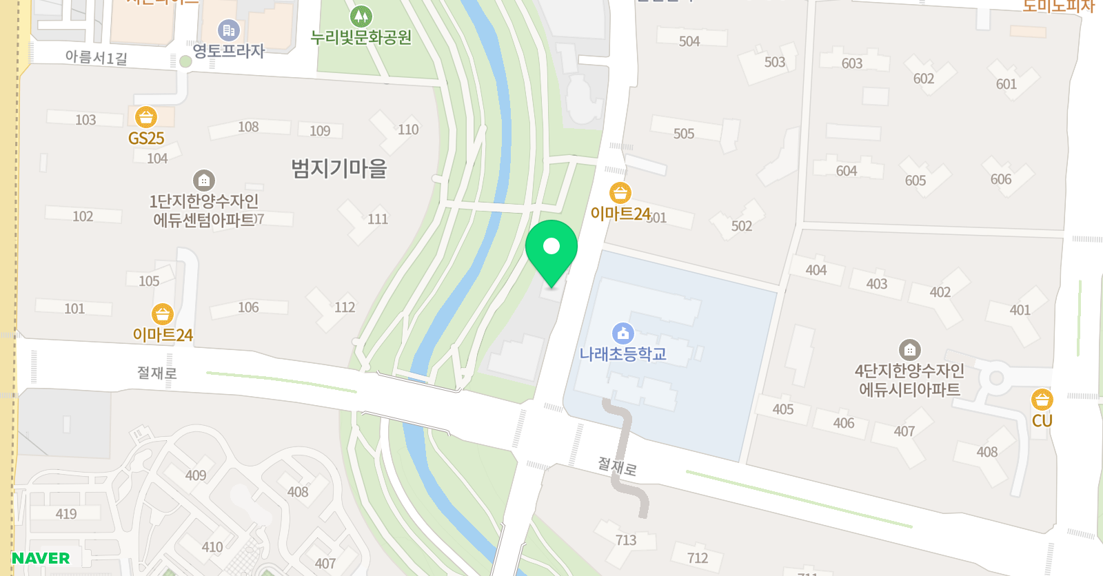 GLI 어학원 위치