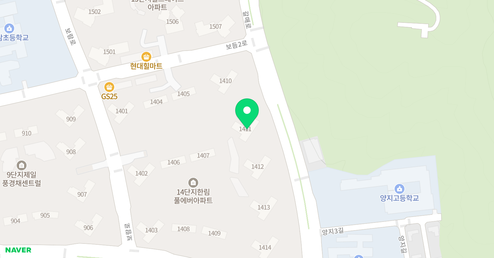 기탄 사고력교실 도램마을14단지점 위치
