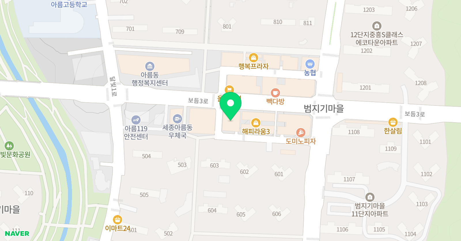 코넬 수학학원 위치