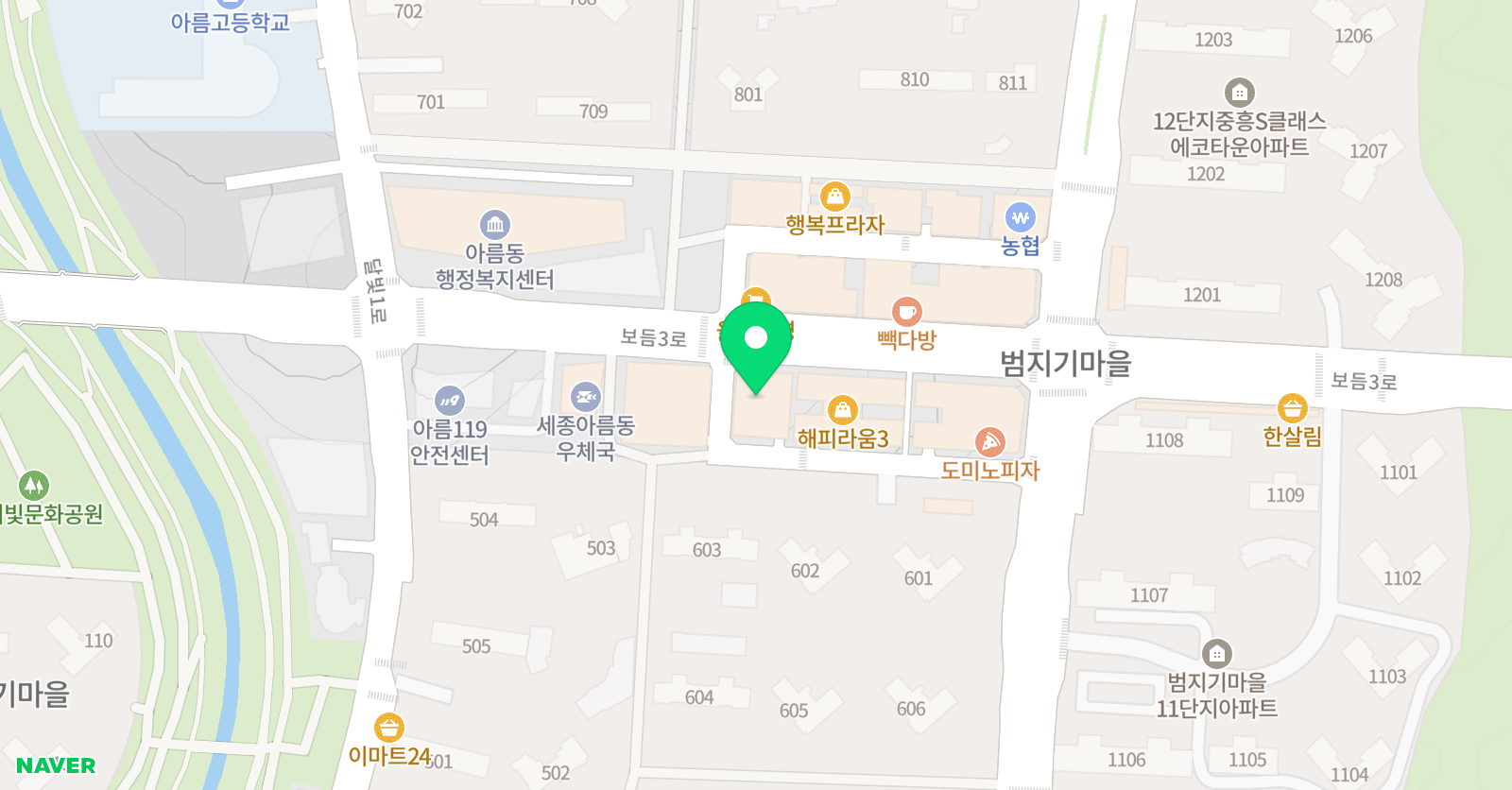 외대 어학원 세종캠퍼스 위치