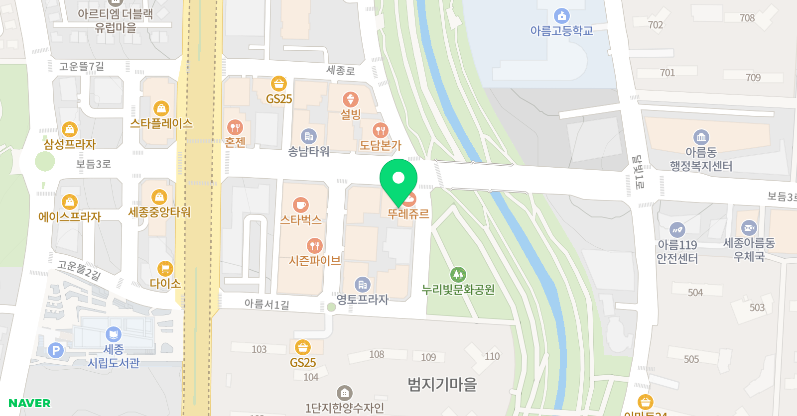 초아 학원 위치