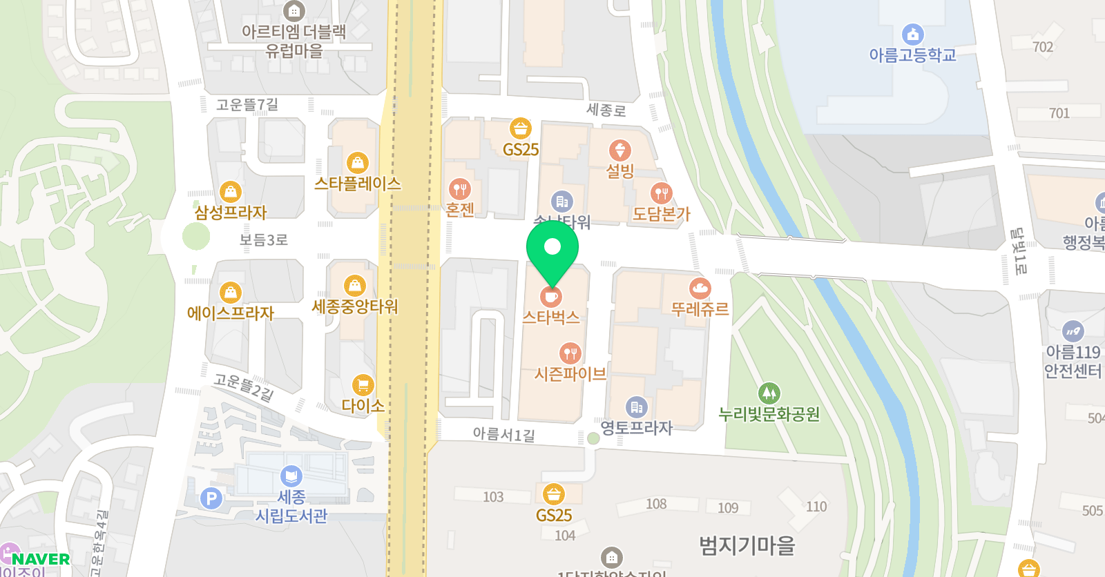경희대석사 바른태권도 위치