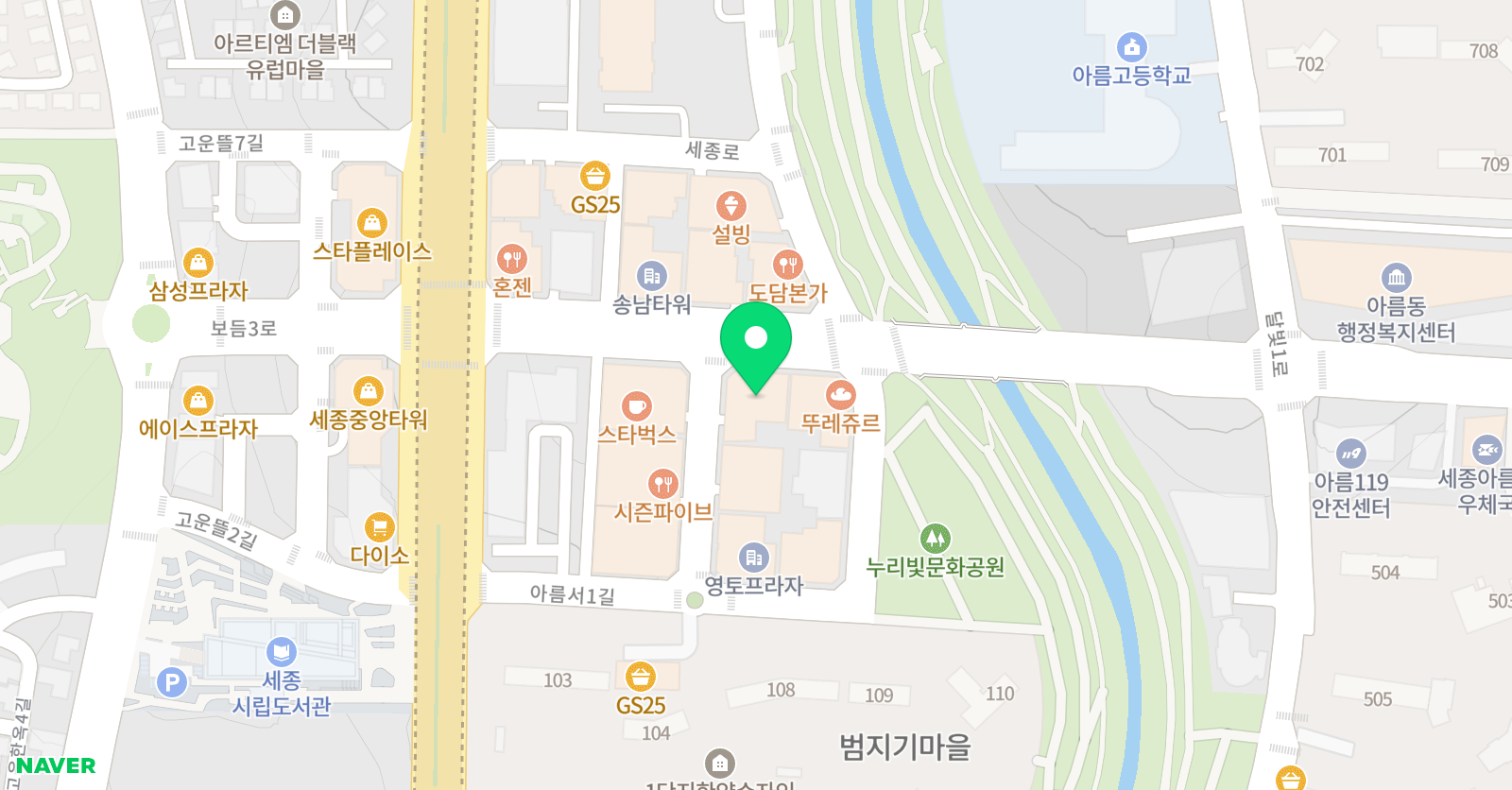 궁극의 수학학원 위치