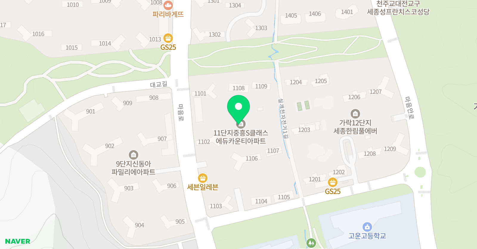 한쌤 공부방 위치