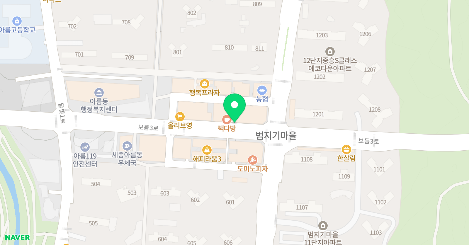 황교현 수학학원 위치