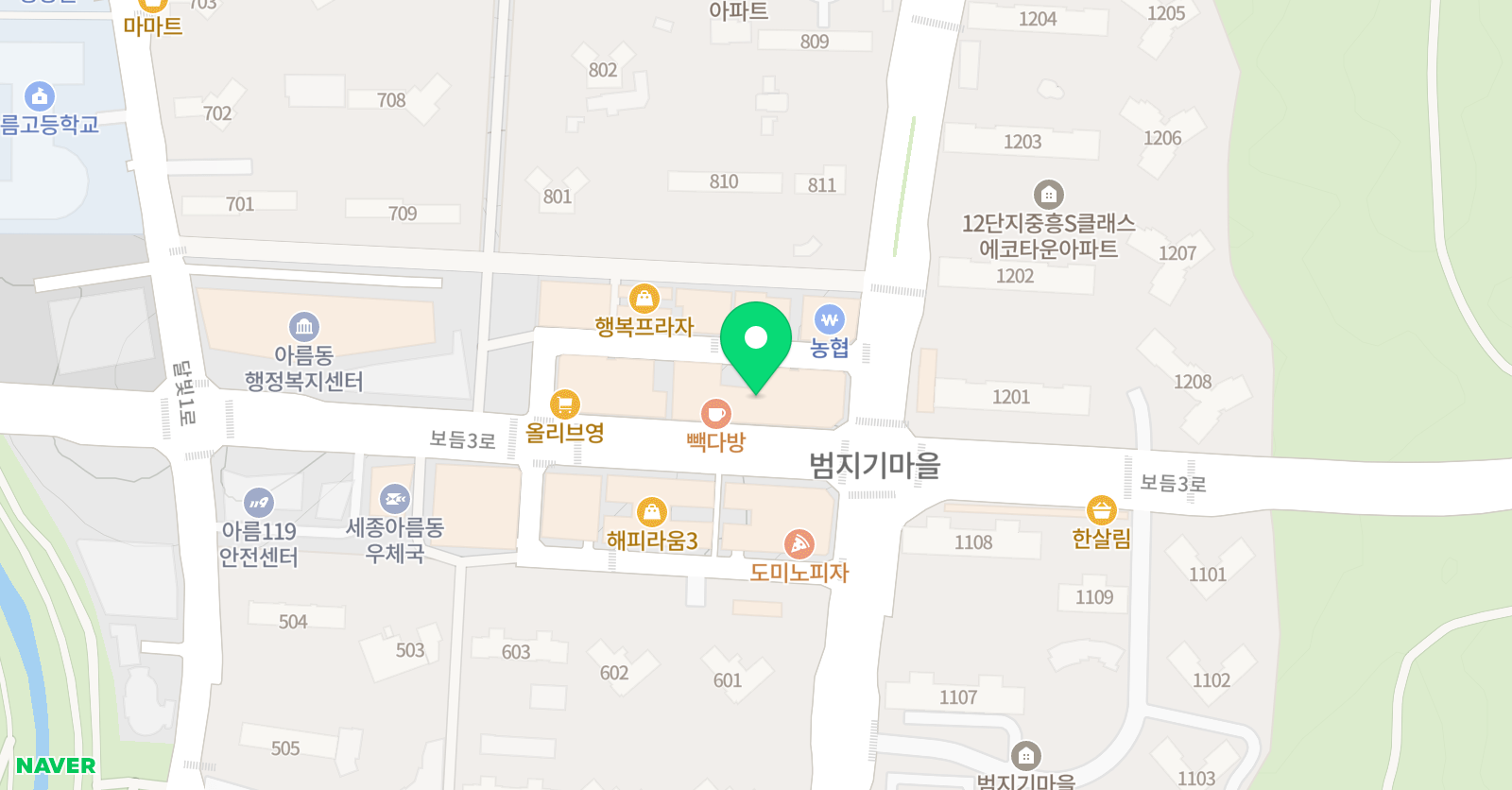 키즈닥터 아름원 위치