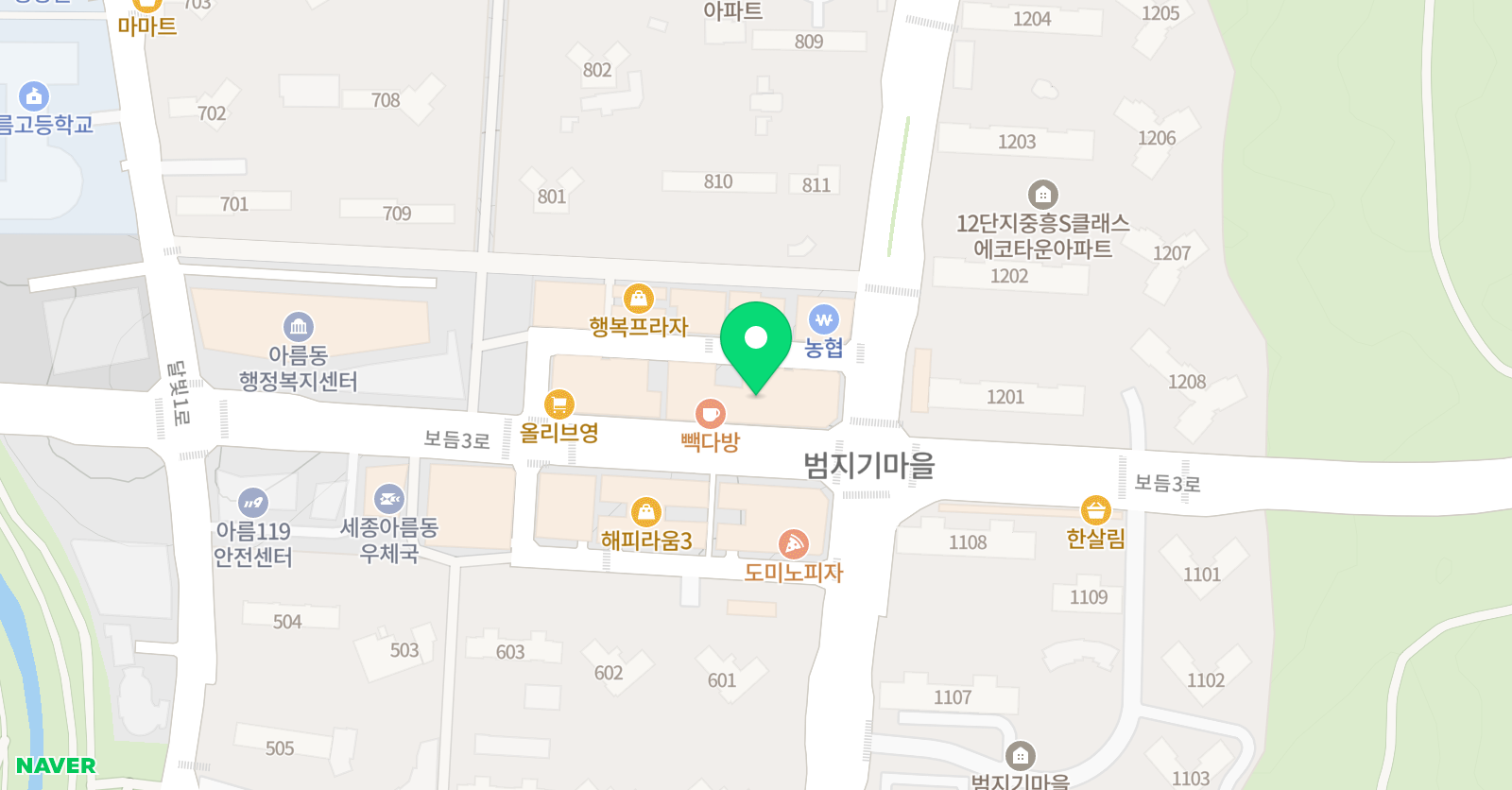젤리빈 킨더 어학원 위치