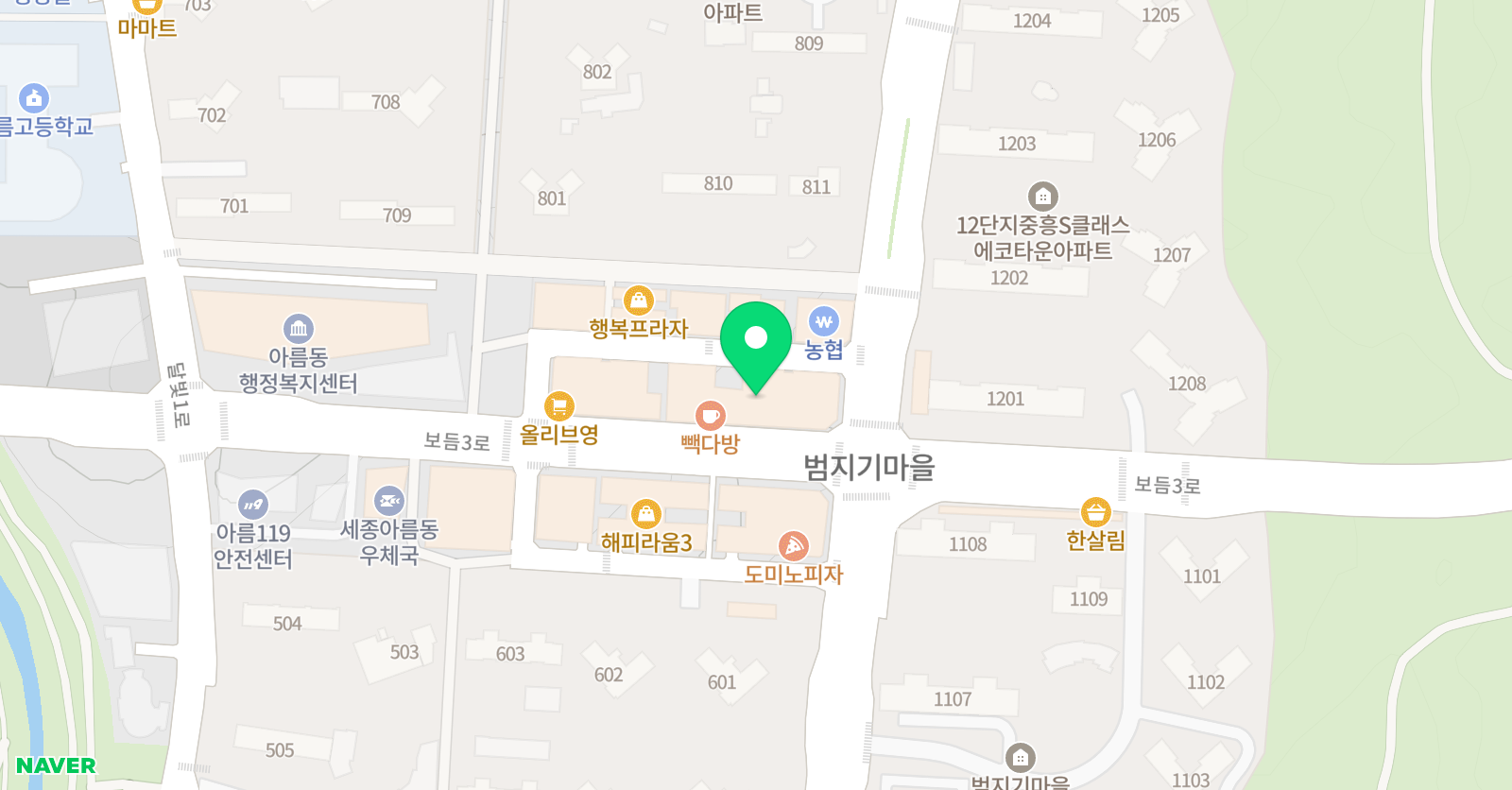 홍쌤 영어학원 위치