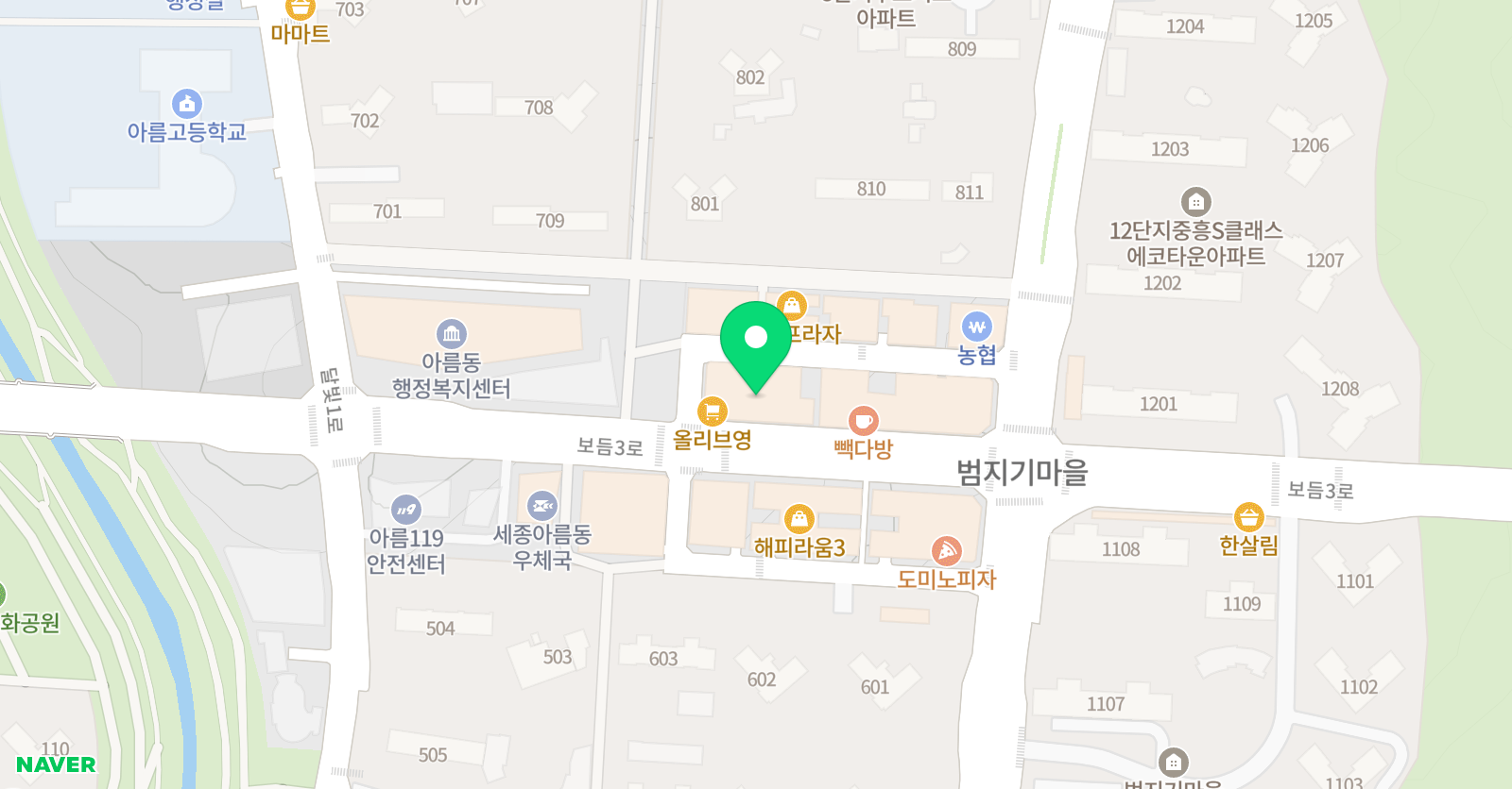 작은사자 미술학원 위치