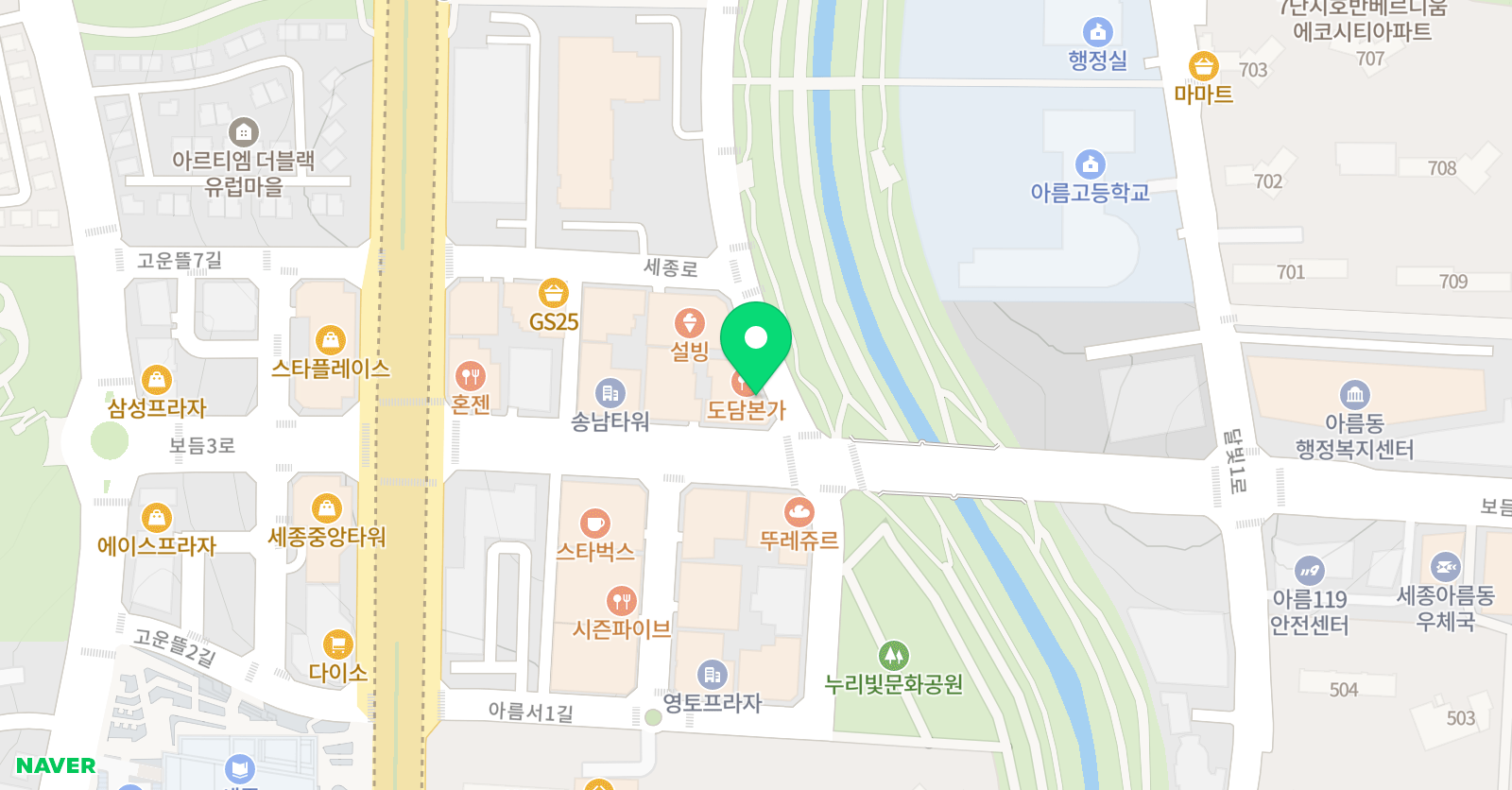 팀케이 영수학원 위치