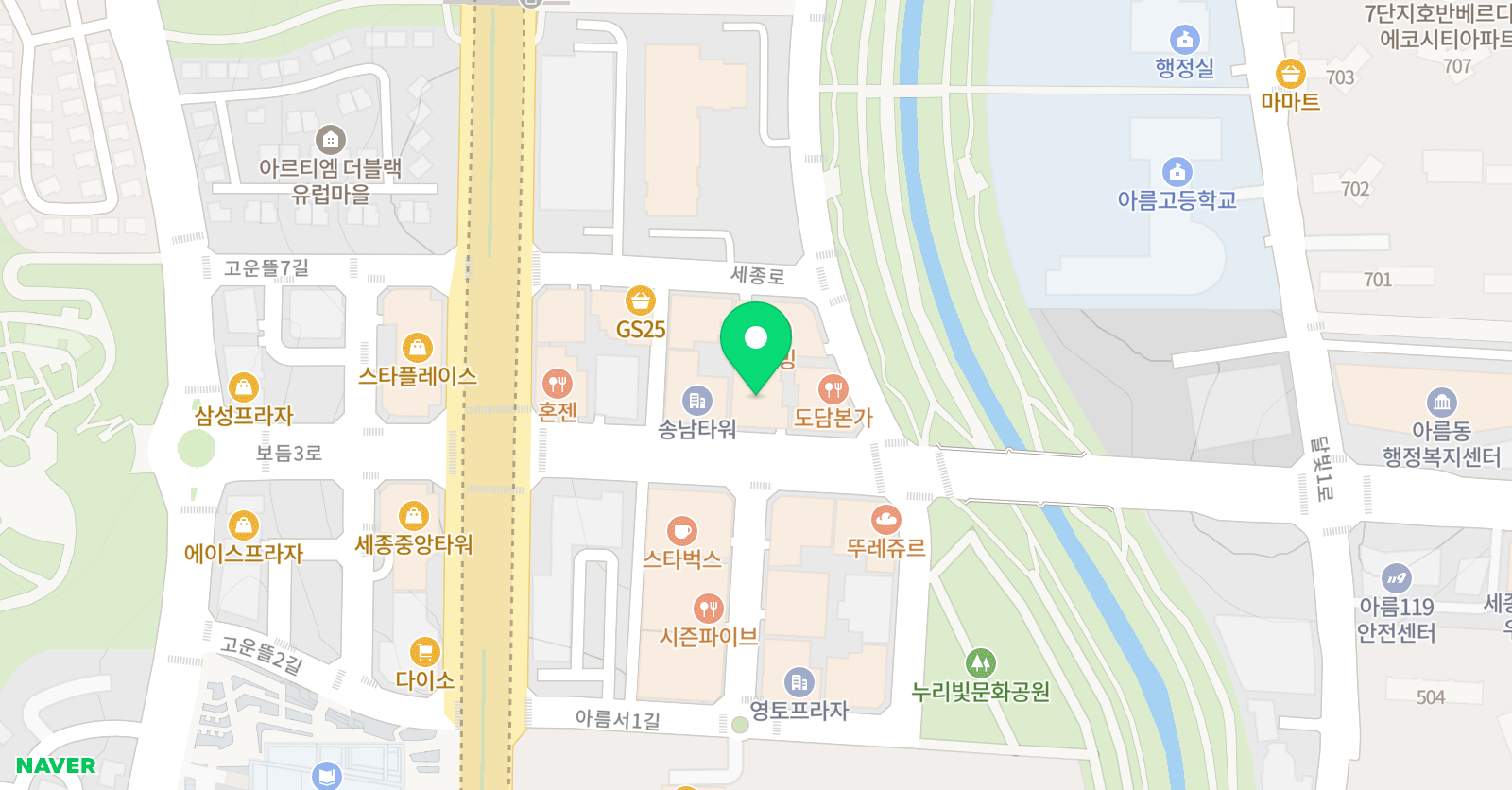 유진 발레학원 위치