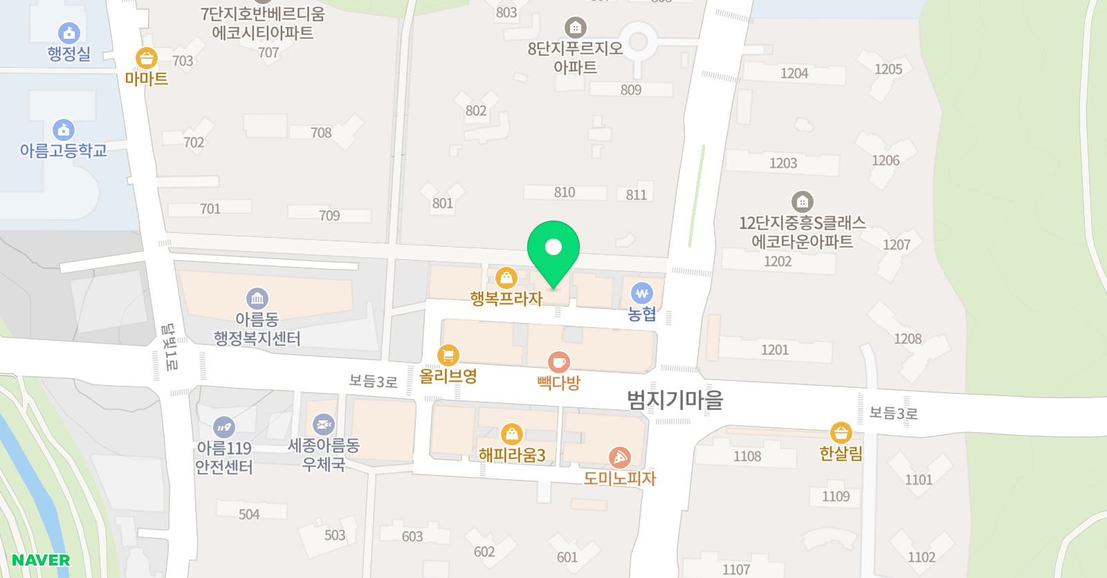 청람 수학전문학원 위치