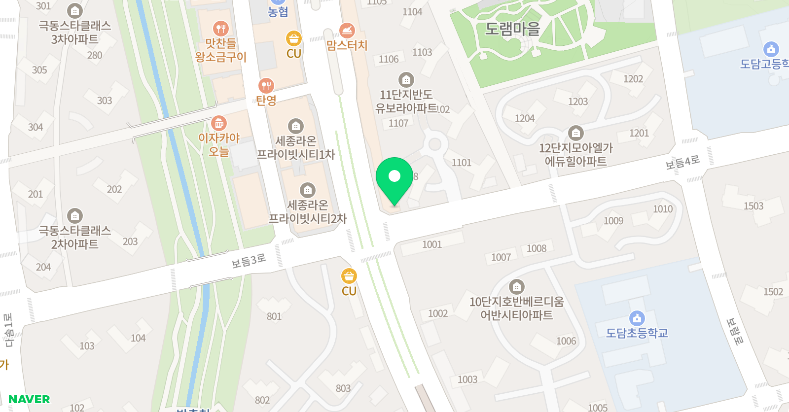 도담 국어논술학원 위치