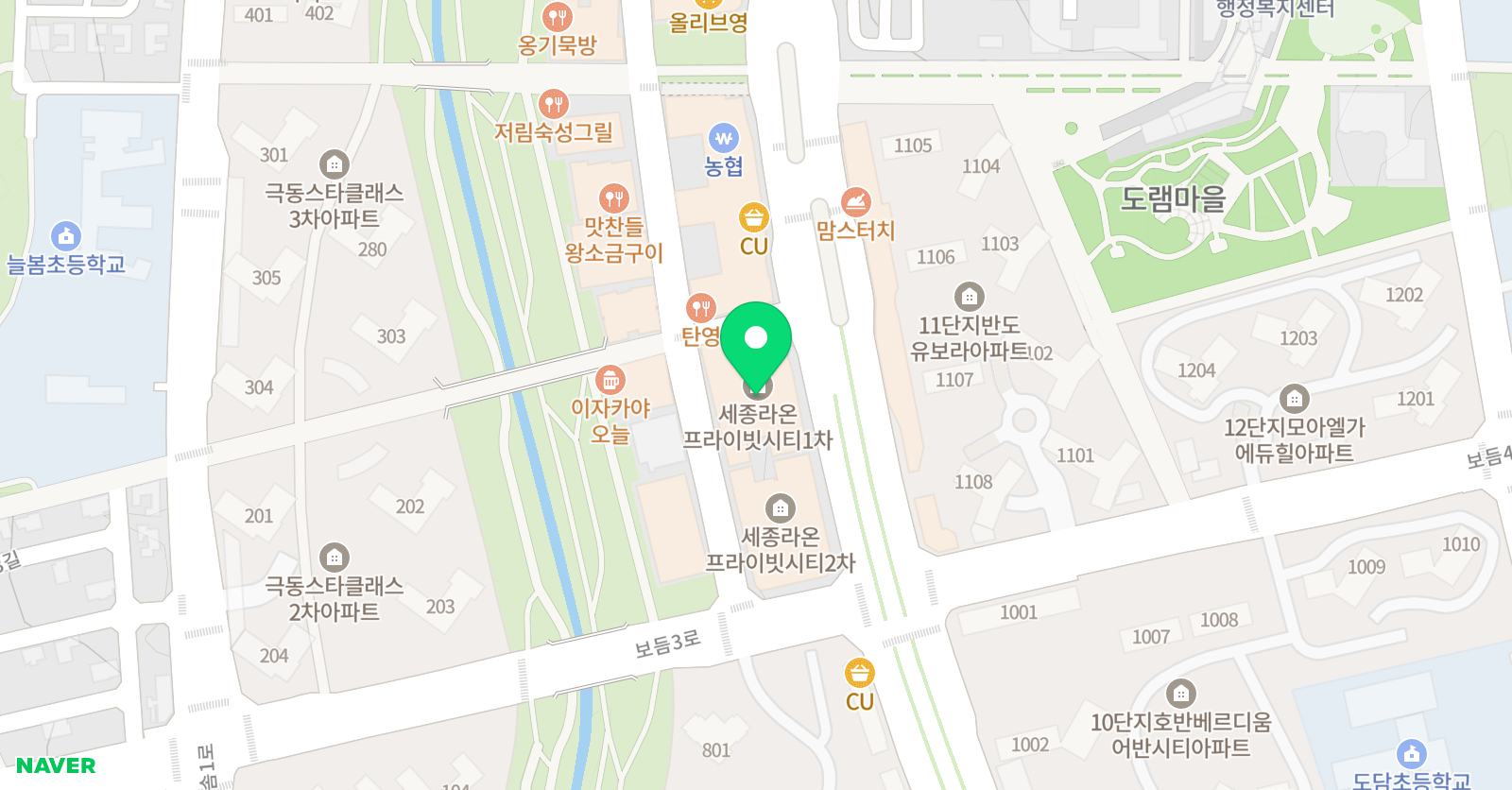 도담더올림 중등학원 위치