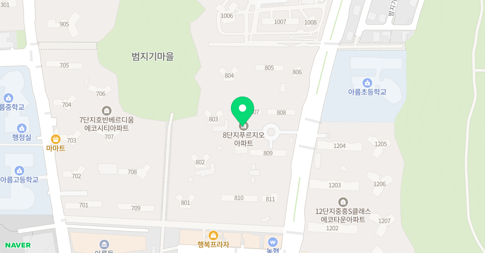 아름 하연 과학학원 위치