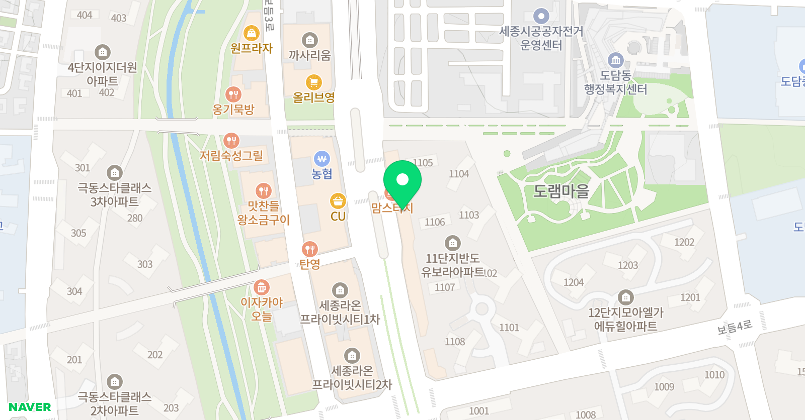봉쌤 수학 위치