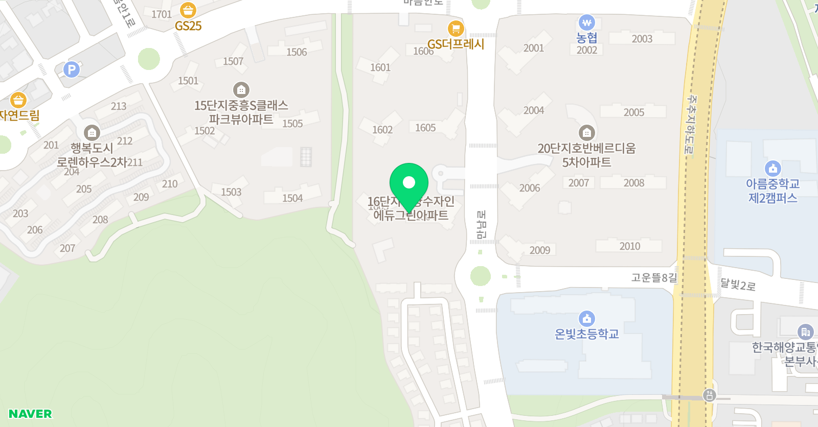 뮤엠 영어 두루한양NEST 위치