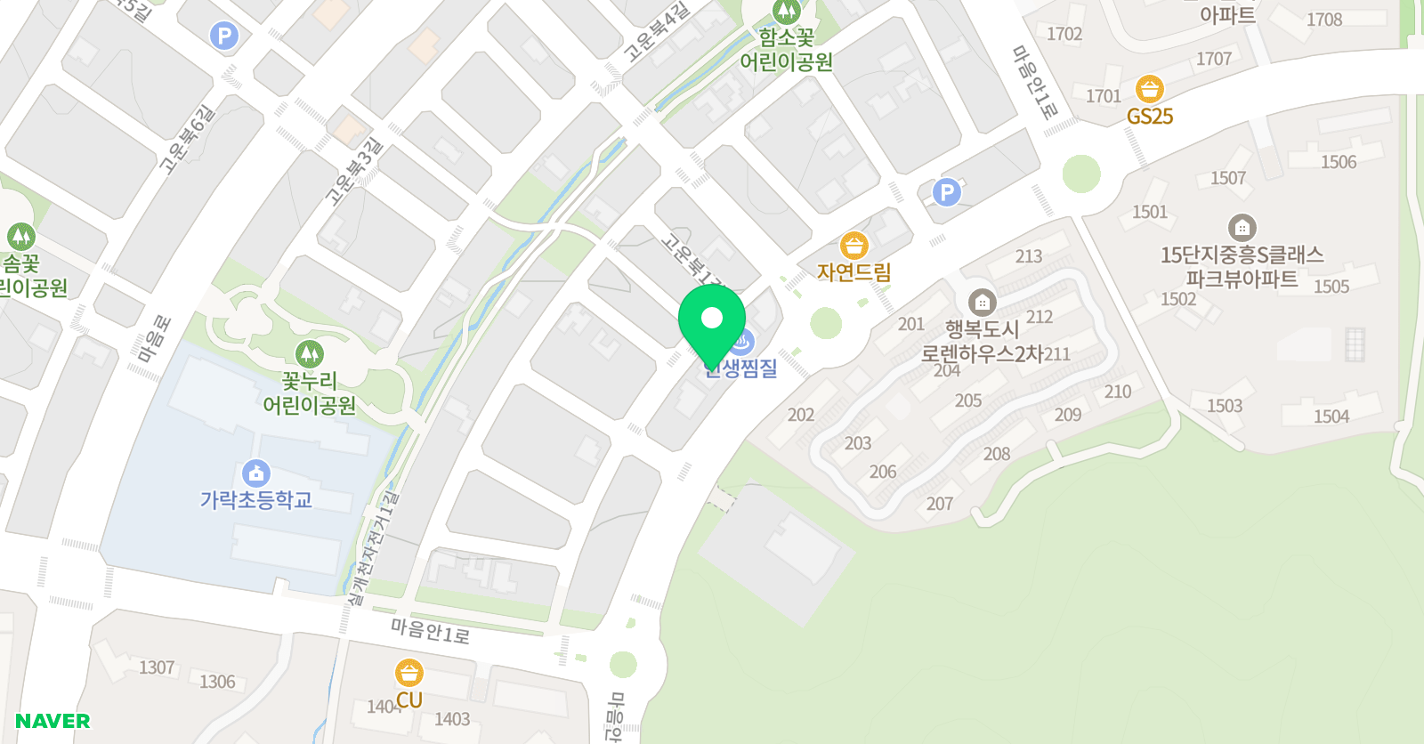 창조의아침 미술학원 세종캠퍼스 위치