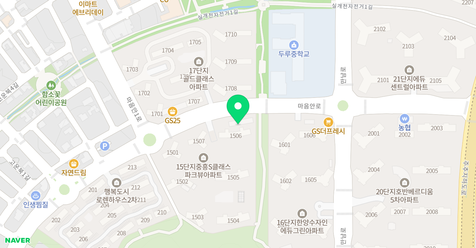 점핑클럽 고운센터 위치