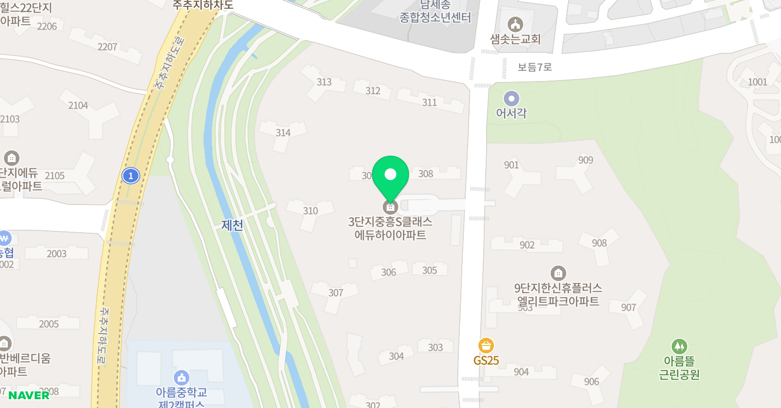 조이스감성미술 아름교육원 위치