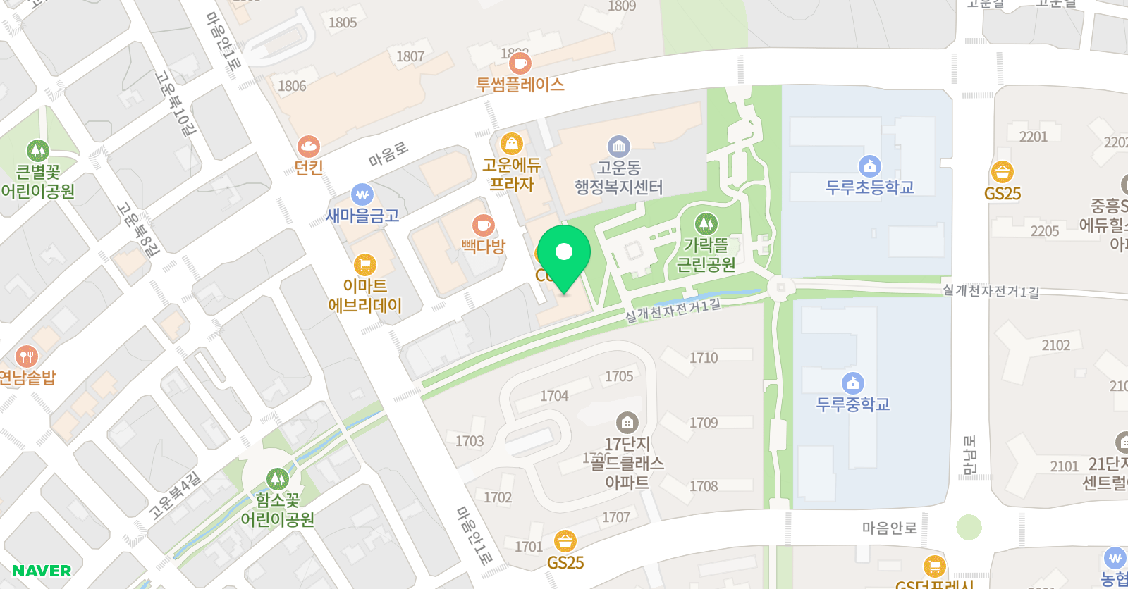 몬스터 합기도주짓수 위치