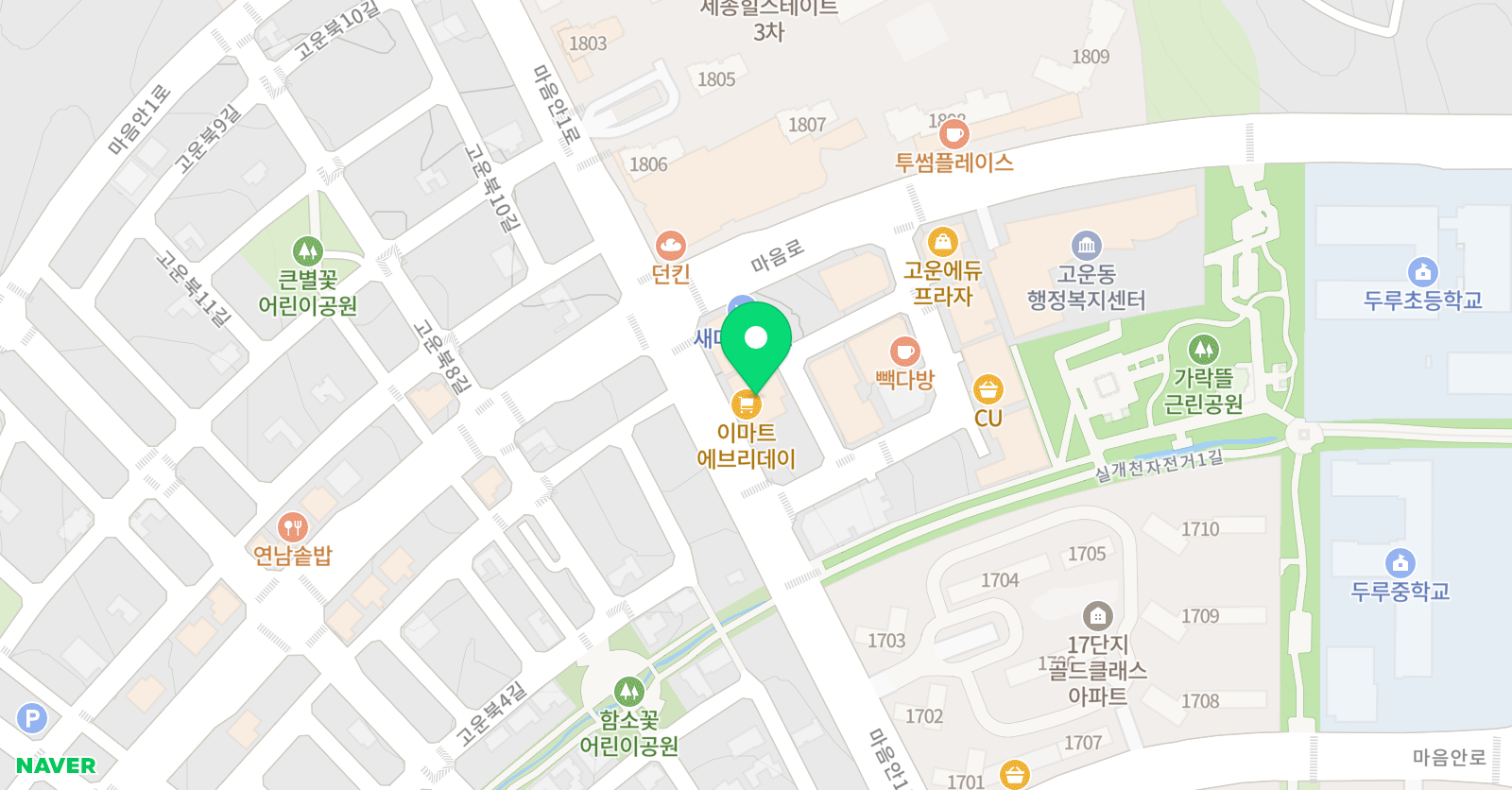 제이 음악학원 위치