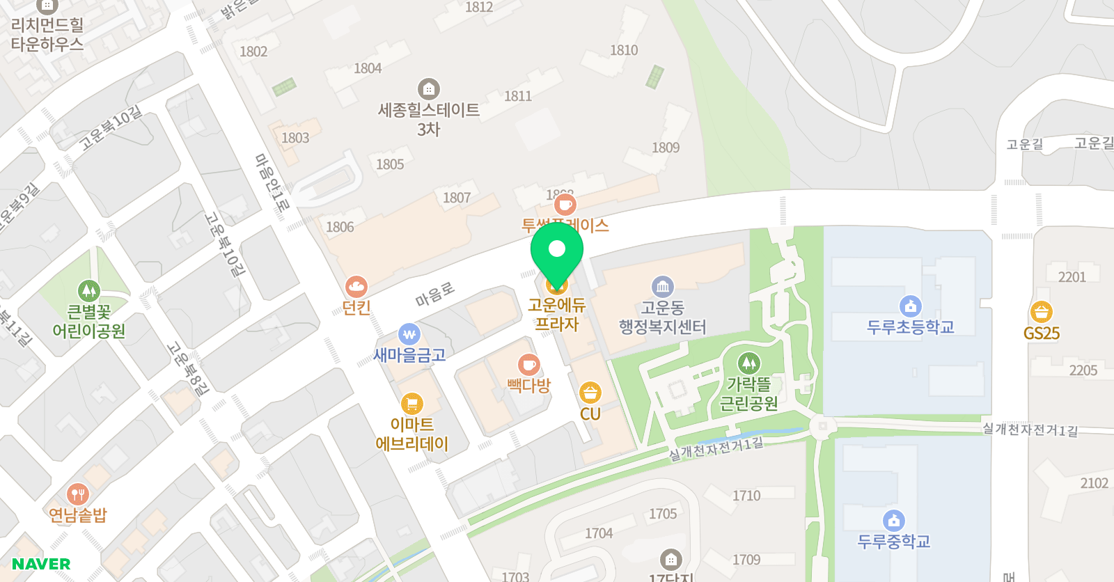 에듀아트 음악학원 위치