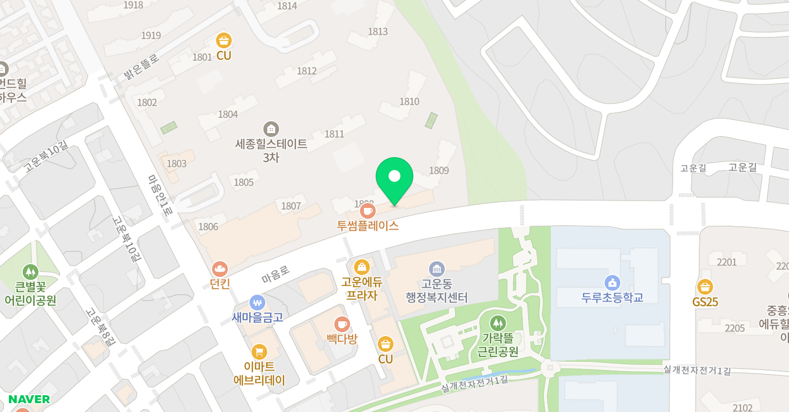 고대 학원 위치