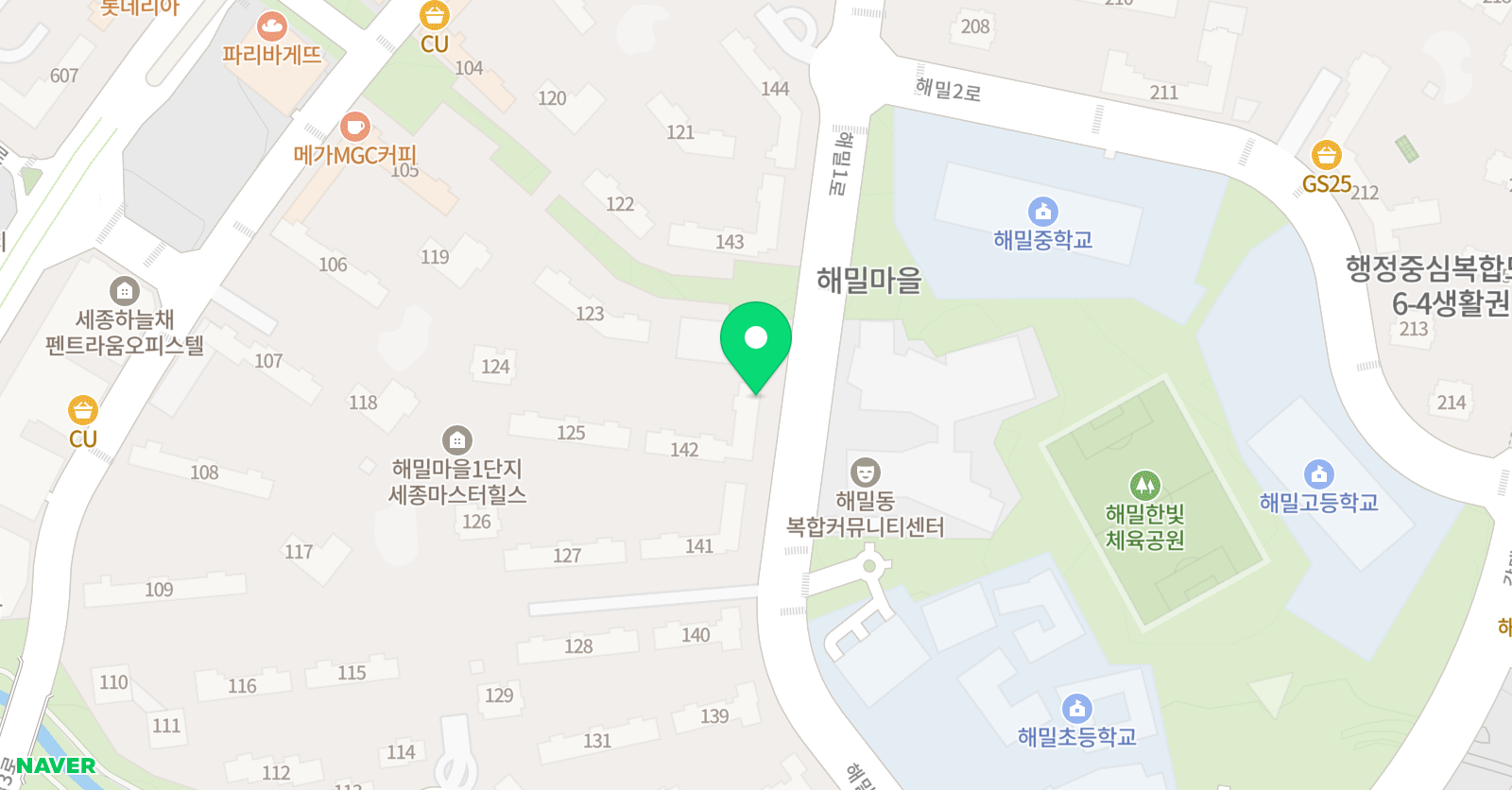 삼성영어셀레나 해밀마을1단지교실 위치