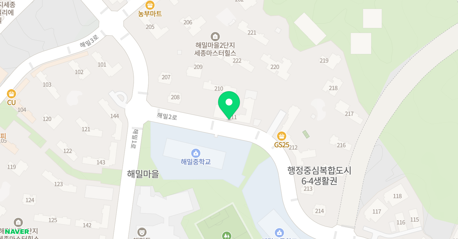 뮤엠 영어 해밀점 위치