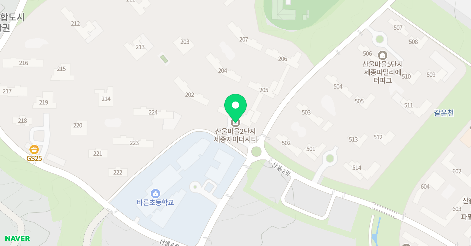 링키홈 산울자이더시티 위치