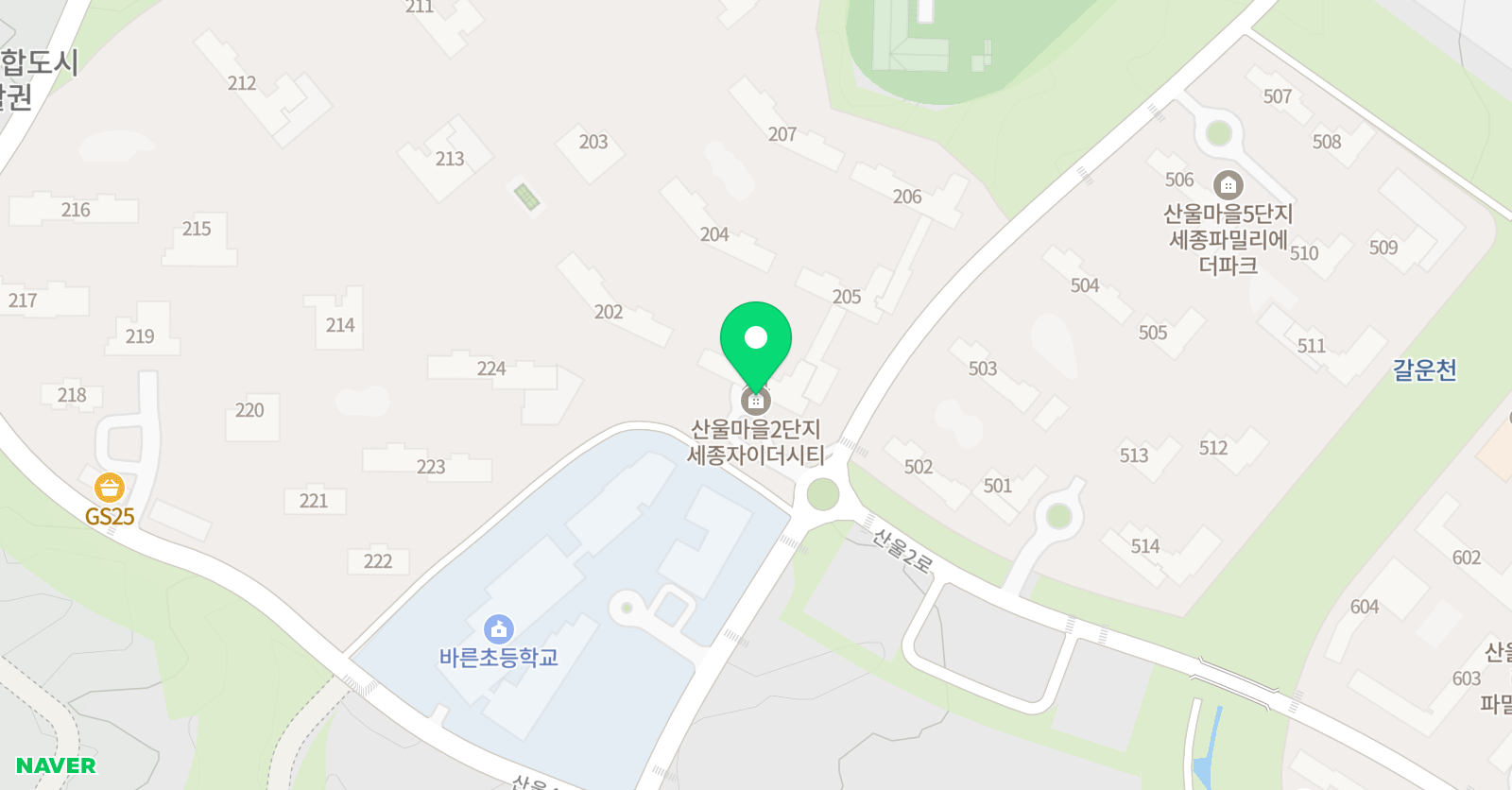 미래엔영어 미래엔수학 세종자이더시티점 위치