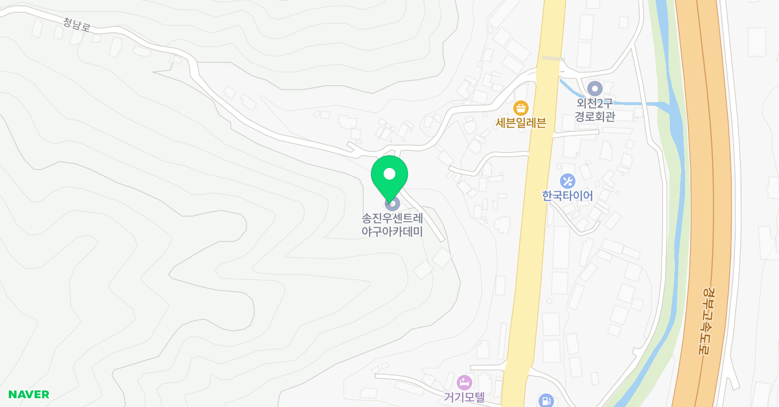 송진우센트레 야구아카데미 위치