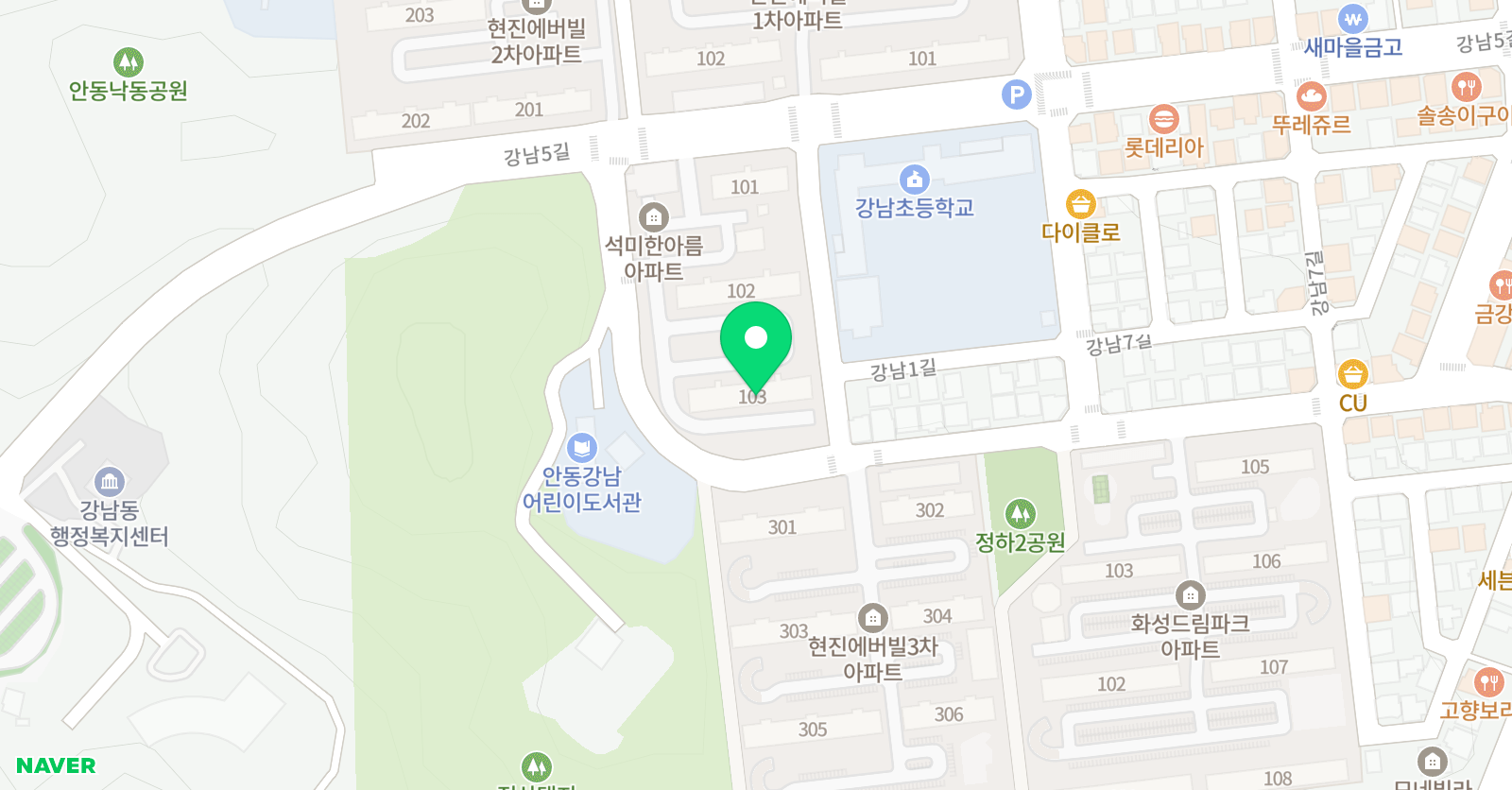 푸르넷 공부방 강남클라쓰 위치