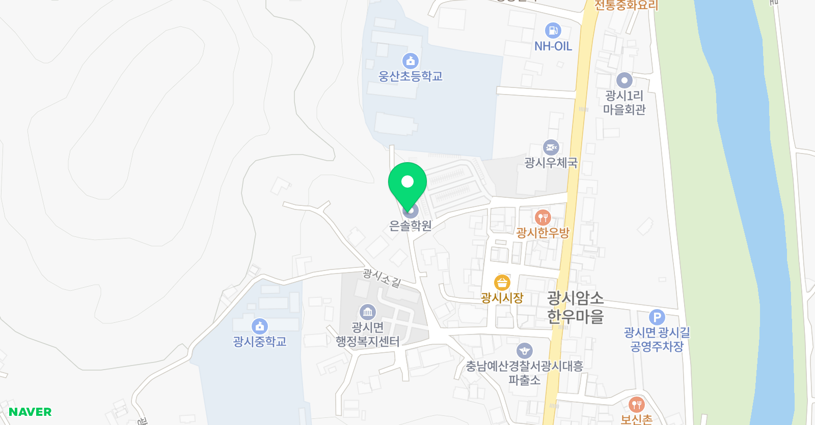 은솔 학원 위치