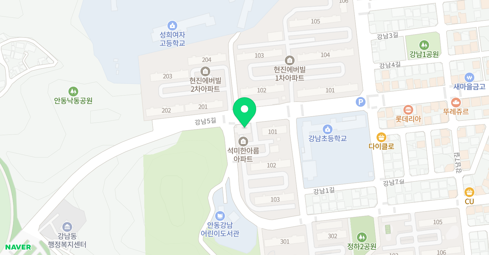 영N탑 정하학원 위치