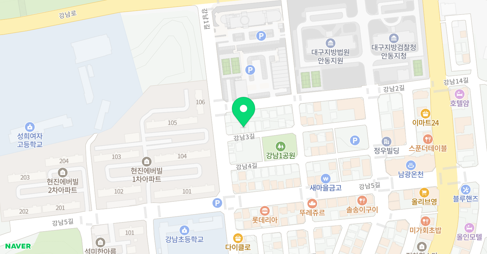 미술로생각하기 안동센터 위치