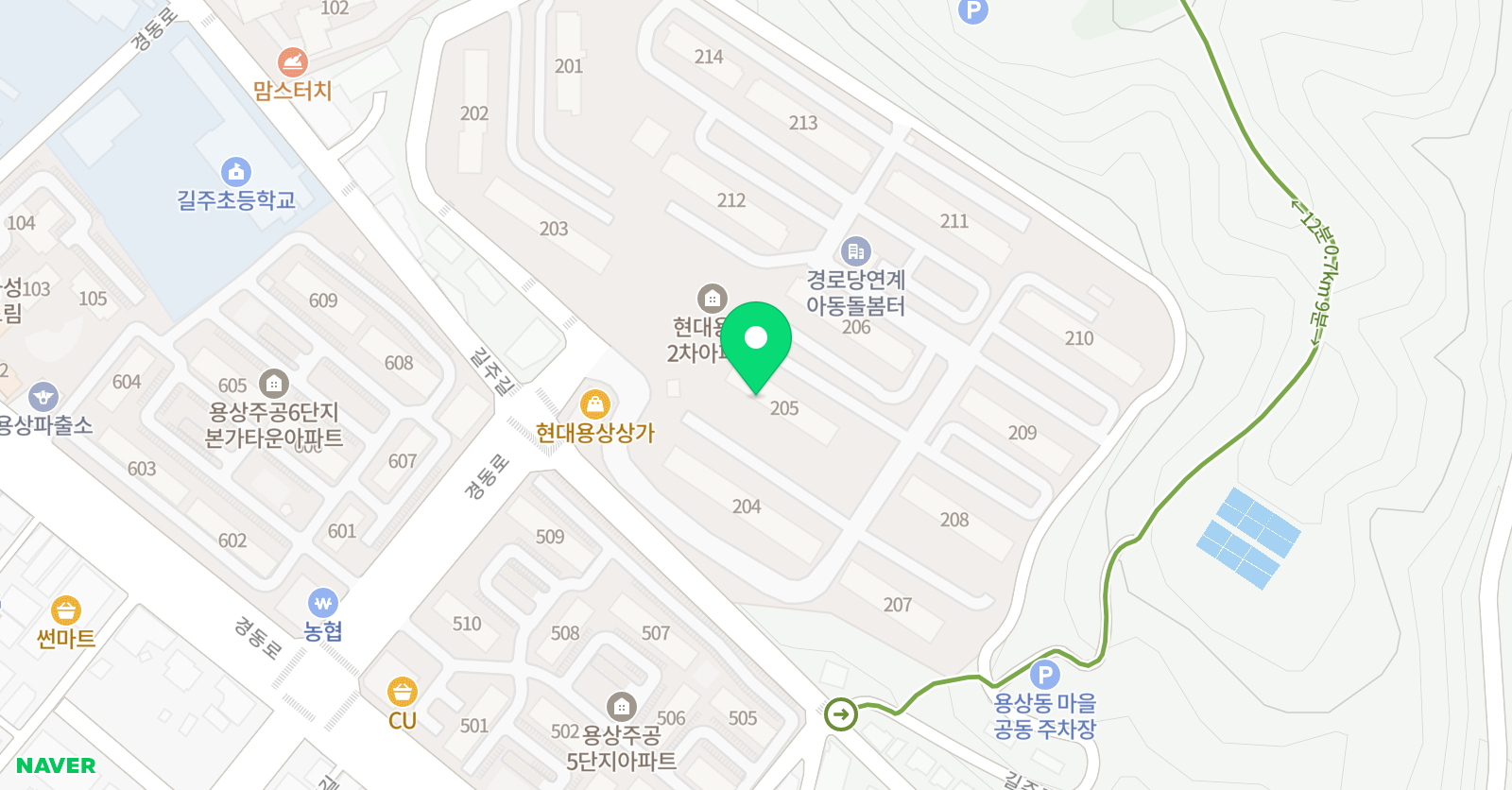 용상 수학과학 위치