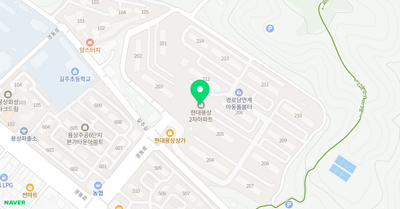 글랜 영어 위치