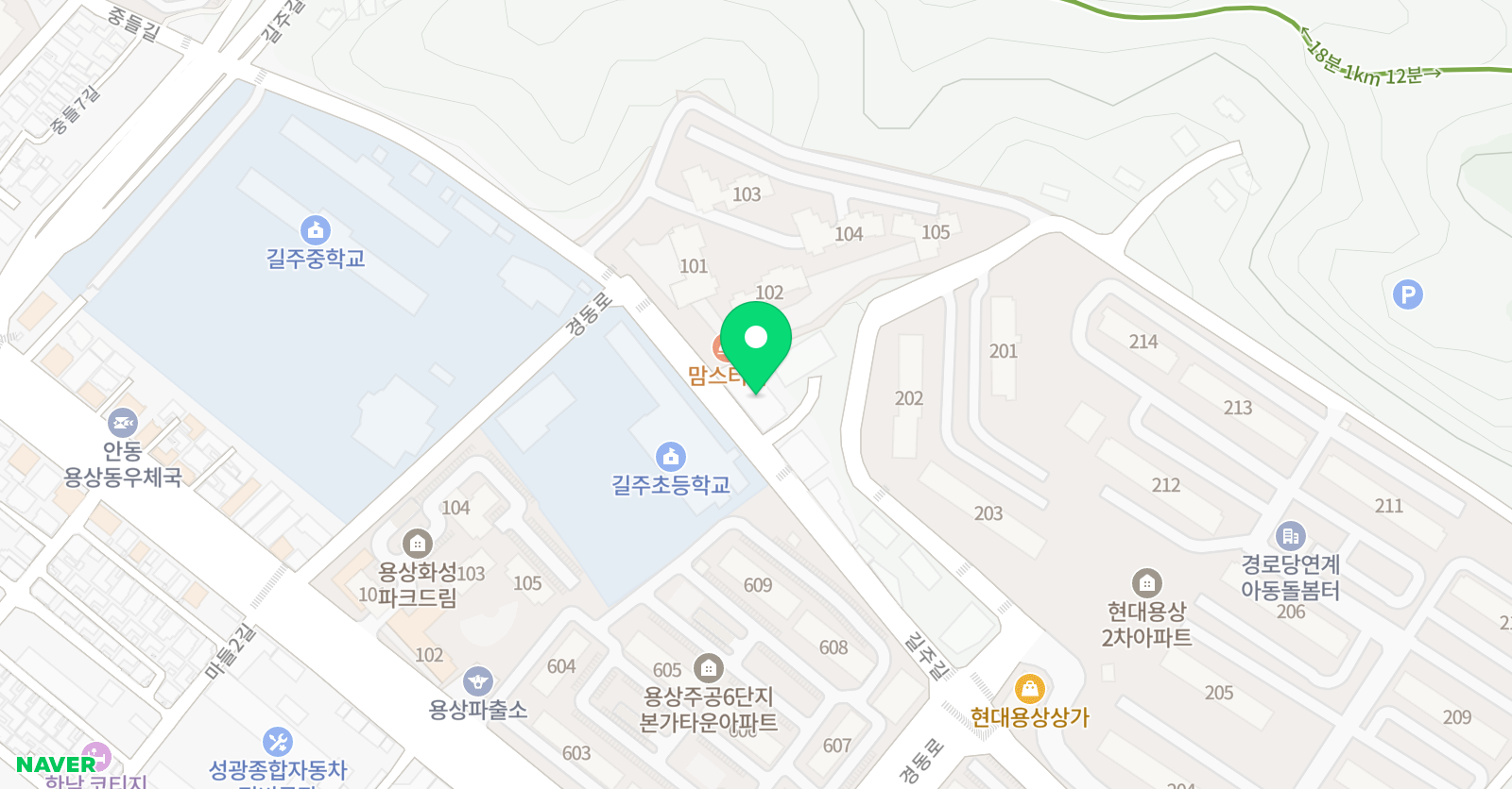 다올 수학 위치