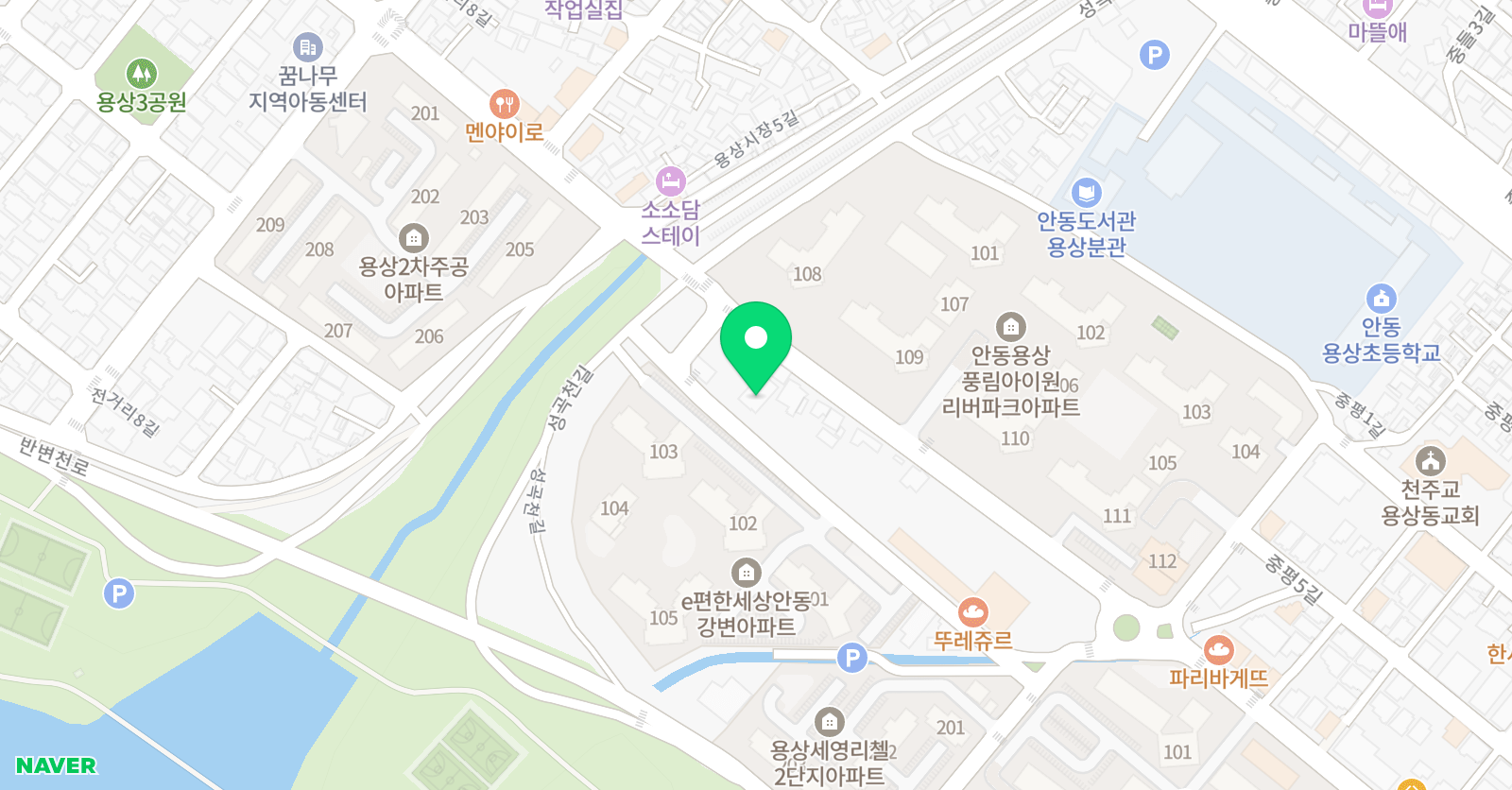 e 미술학원 위치